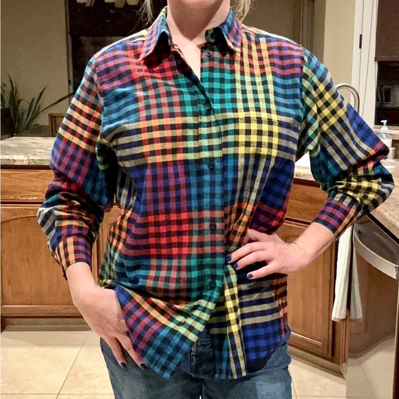 Vintage Mondi Checkered Shirt - Picture 3 of 10